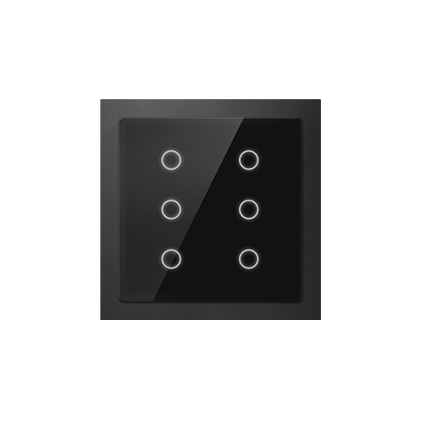 KNX 6-Button Touch Switch Slim
